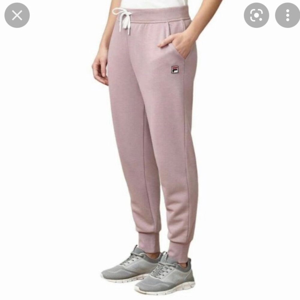 FILA lavender colored high waisted jogger sweat pants